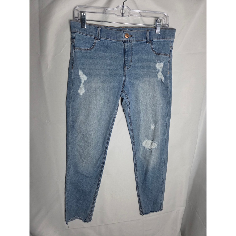 Wonder Nation Jegging Girls Blue Light Wash Slim Mid Rise Tapered